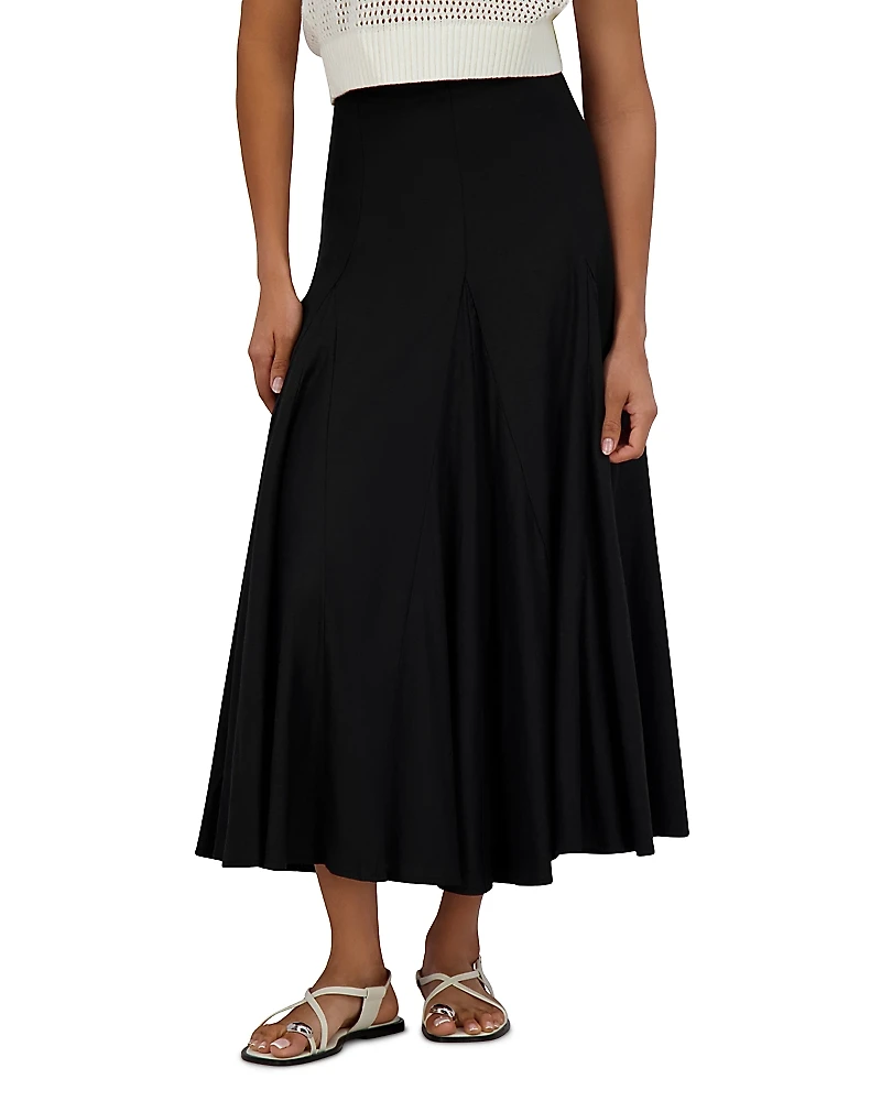 Point Linen Gore Skirt