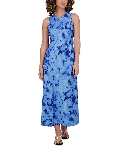 Point Satin Column Dress