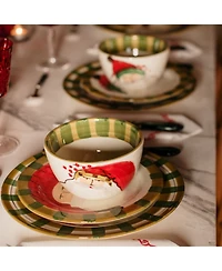 Old St. Nick Green Cereal Bowl