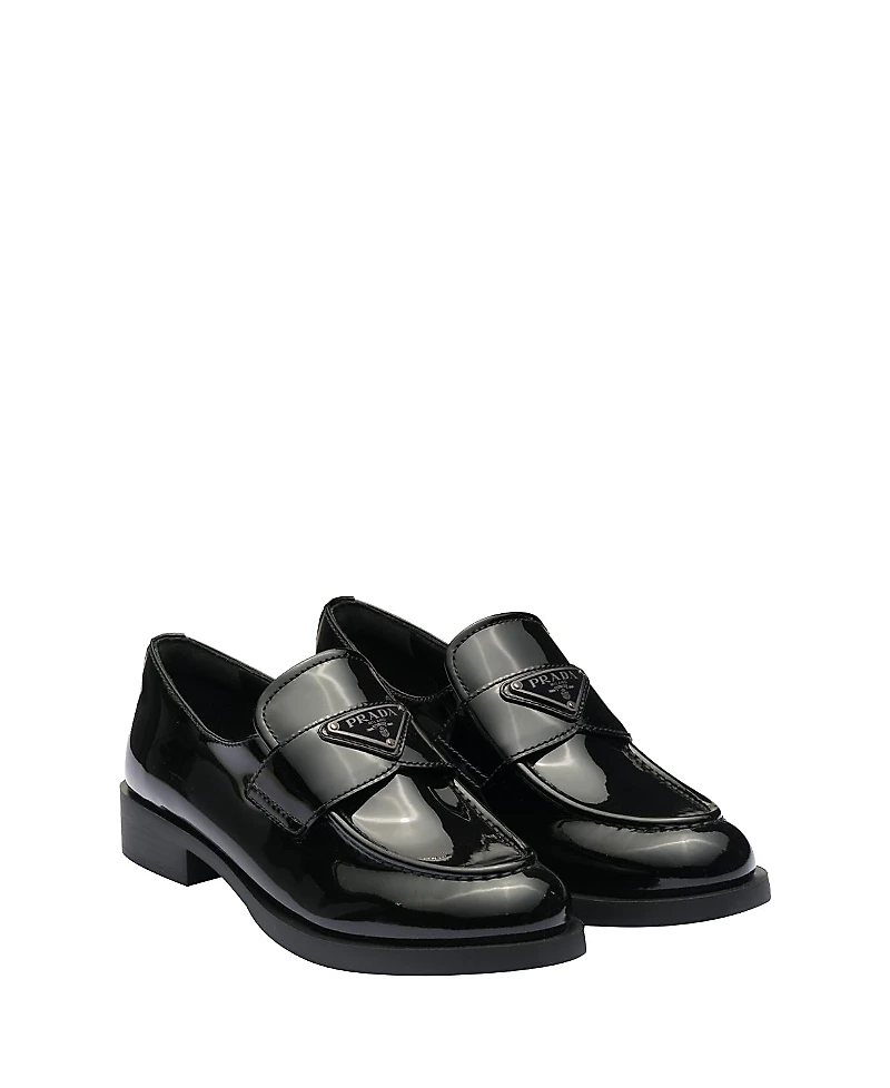 Prada Women's Patent Leather Loafers