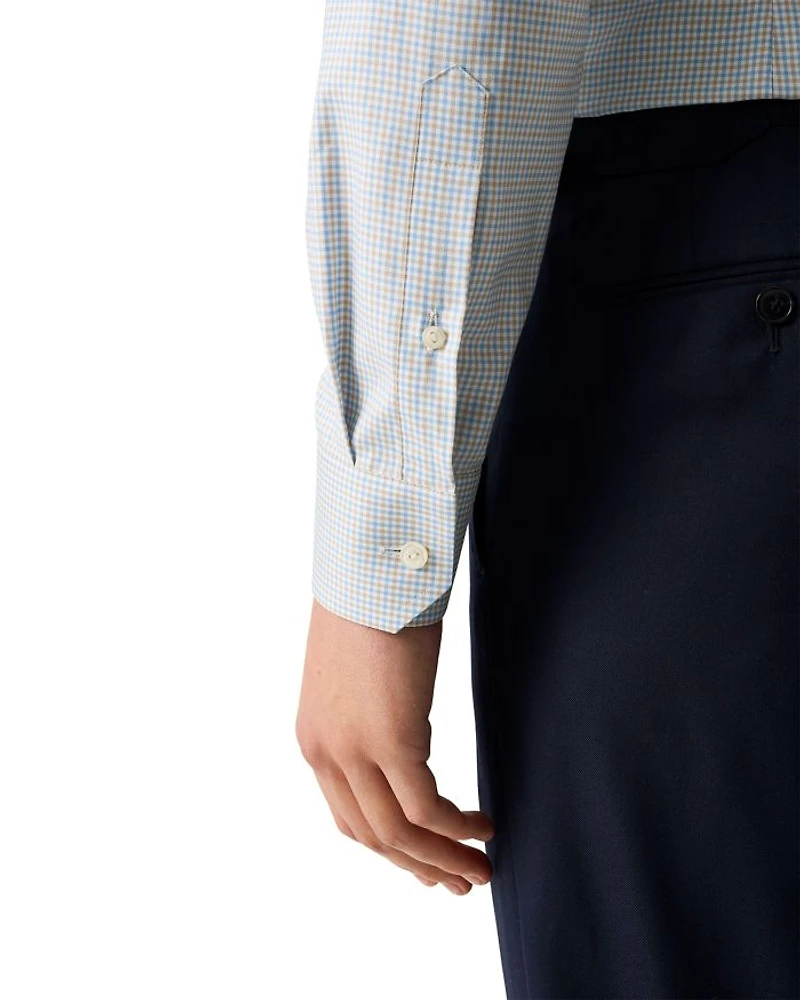 Printed Long Sleeve Button Front Shirt