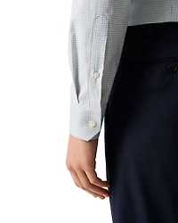 Printed Long Sleeve Button Front Shirt