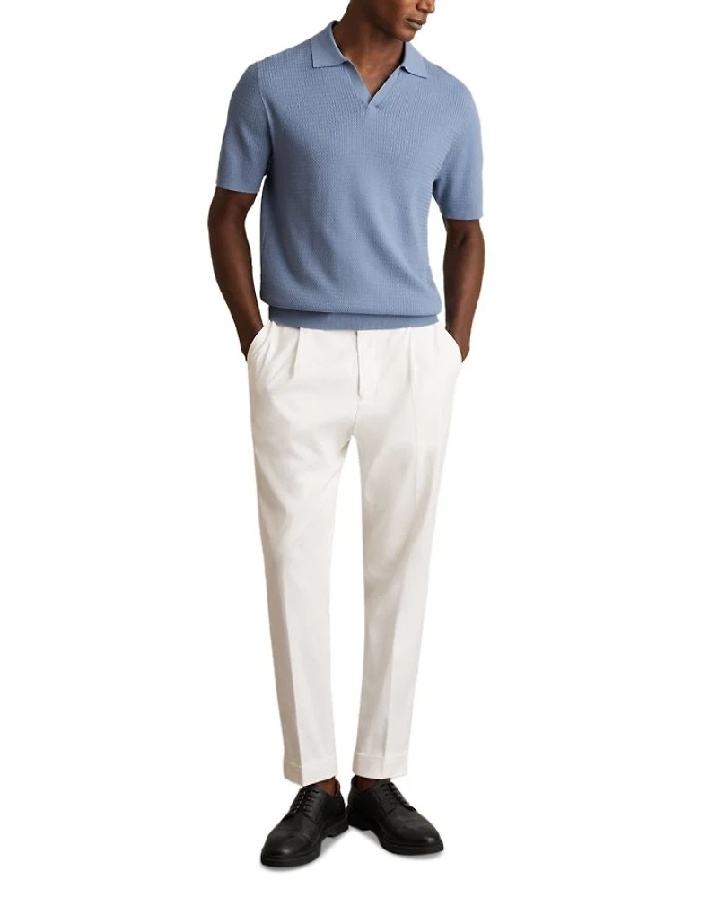 Open Collar Soft Polo Shirt