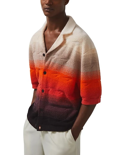Short Sleeve Knitted Towelling Shirt