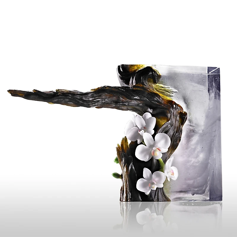 Liuli The Power of Ascension Yushan Juniper Crystal Art Piece, Limited Edition