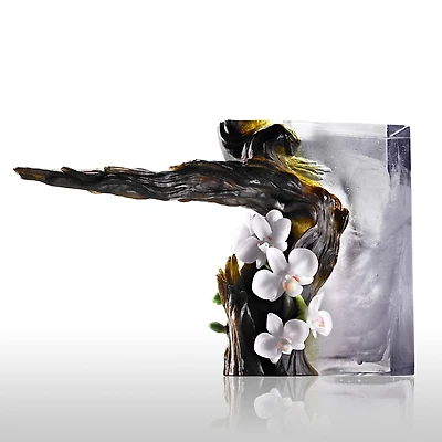 Liuli The Power of Ascension Yushan Juniper Crystal Art Piece, Limited Edition