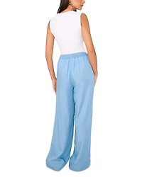 Drawstring Wide Leg Pants
