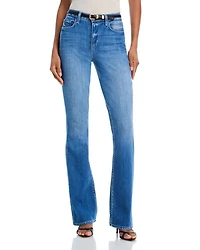 Selma Mid Rise Baby Boot Jeans Rosales