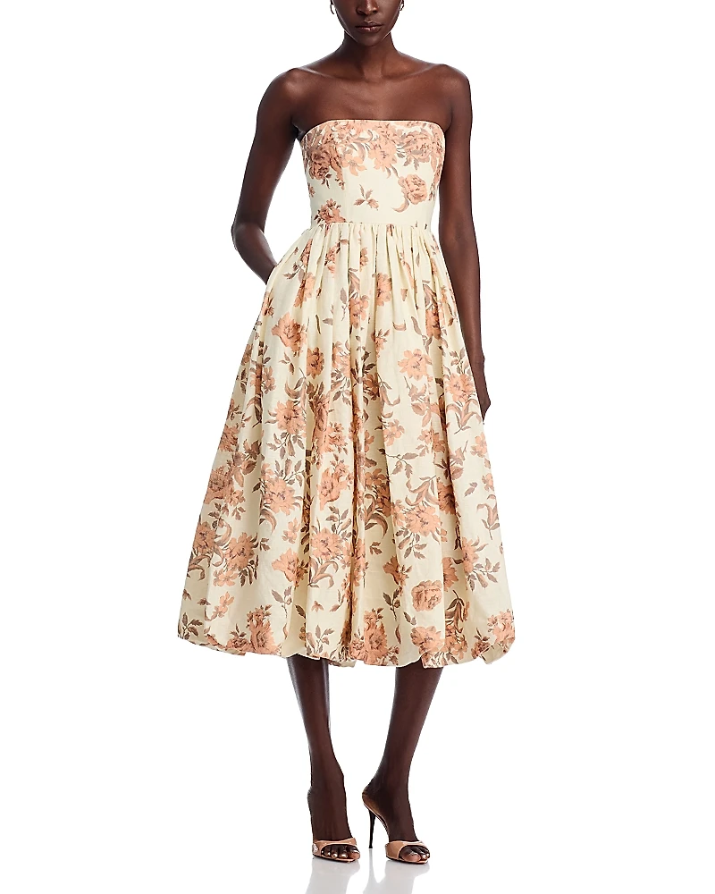 Cara Anisha Linen Midi Dress