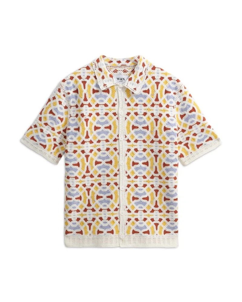 Dorset Crochet Short Sleeve Shirt