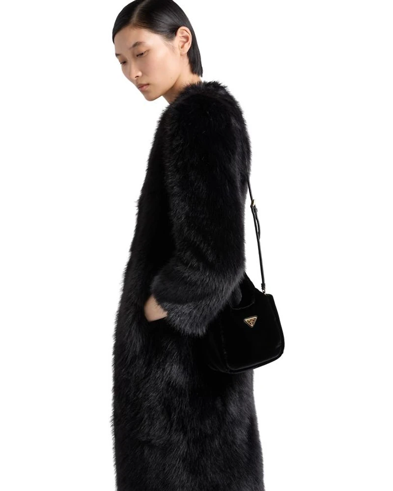 Padded Velvet Mini Handbag