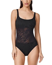 Profile by Gottex Skyfall Round Neck One Piece Swimsuit