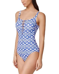 Mantra Square Neck One Piece Swimsuit