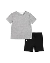 Miles The Label Unisex Basics Tee & Shorts Set