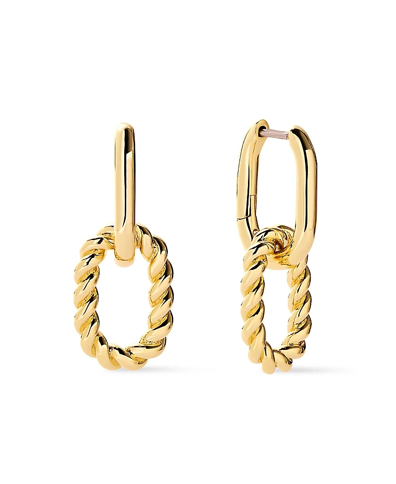 Ana Luisa Ash Double Mini Gold Drop Earrings