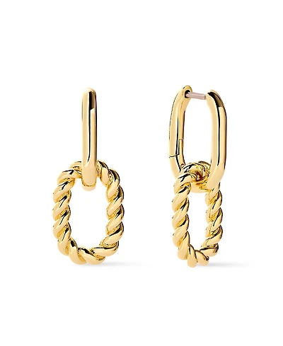 Ana Luisa Ash Double Mini Gold Drop Earrings
