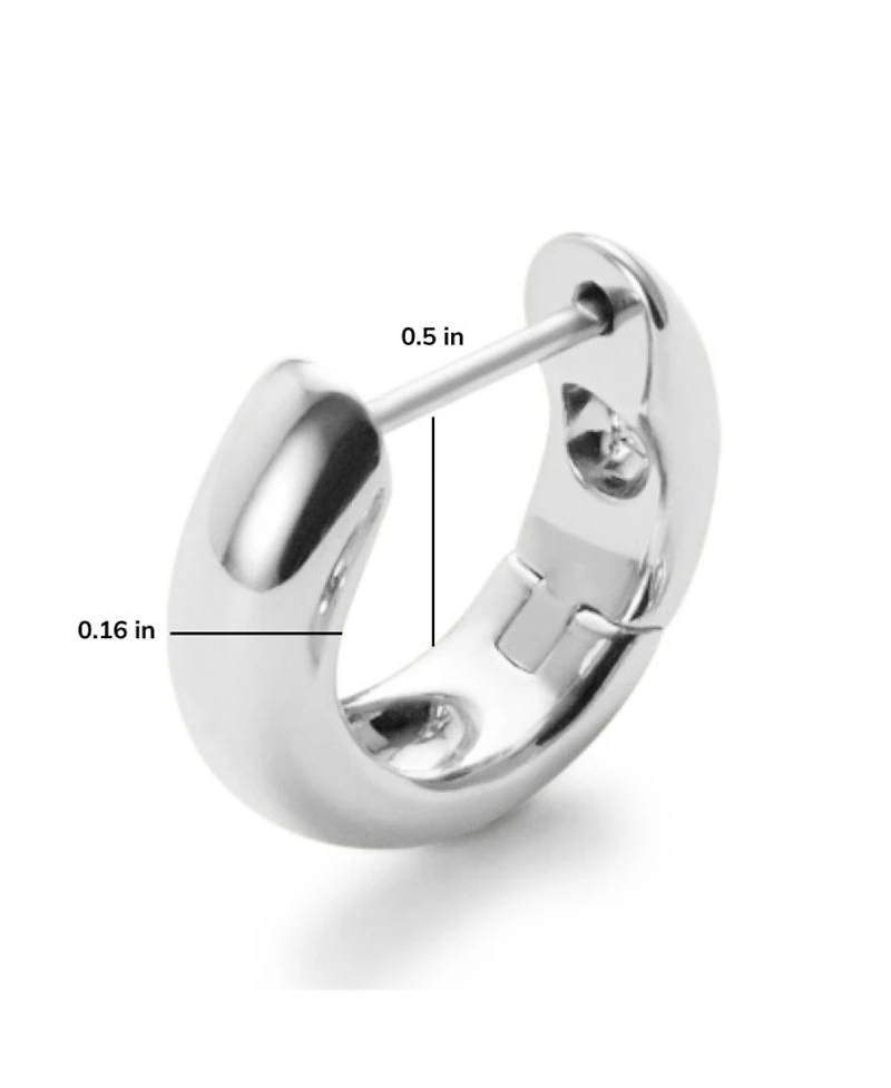 Bold Huggie Hoops