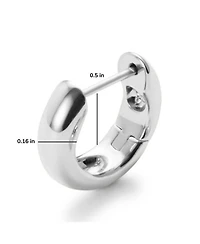 Bold Huggie Hoops