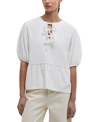 Barbour Louise Peplum Top