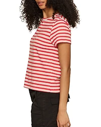 Perfect Textured Striped Tee