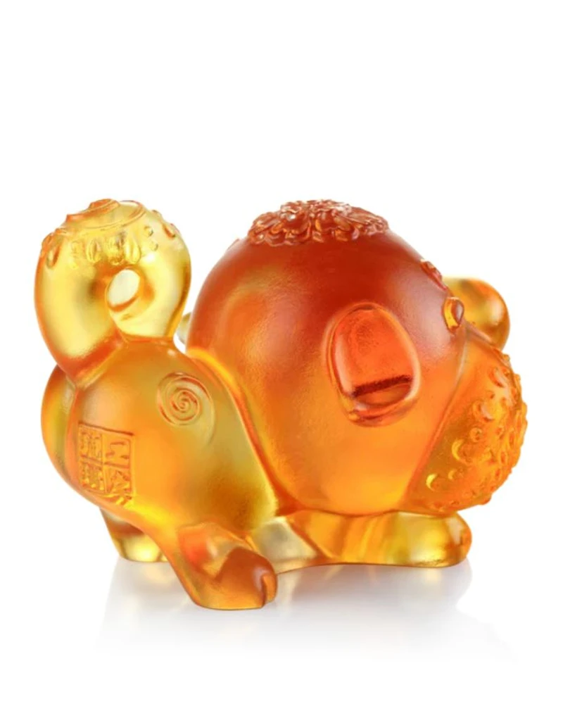 Prosperity Comes Along - Year of the Dog Zodiac Crystal Figurine