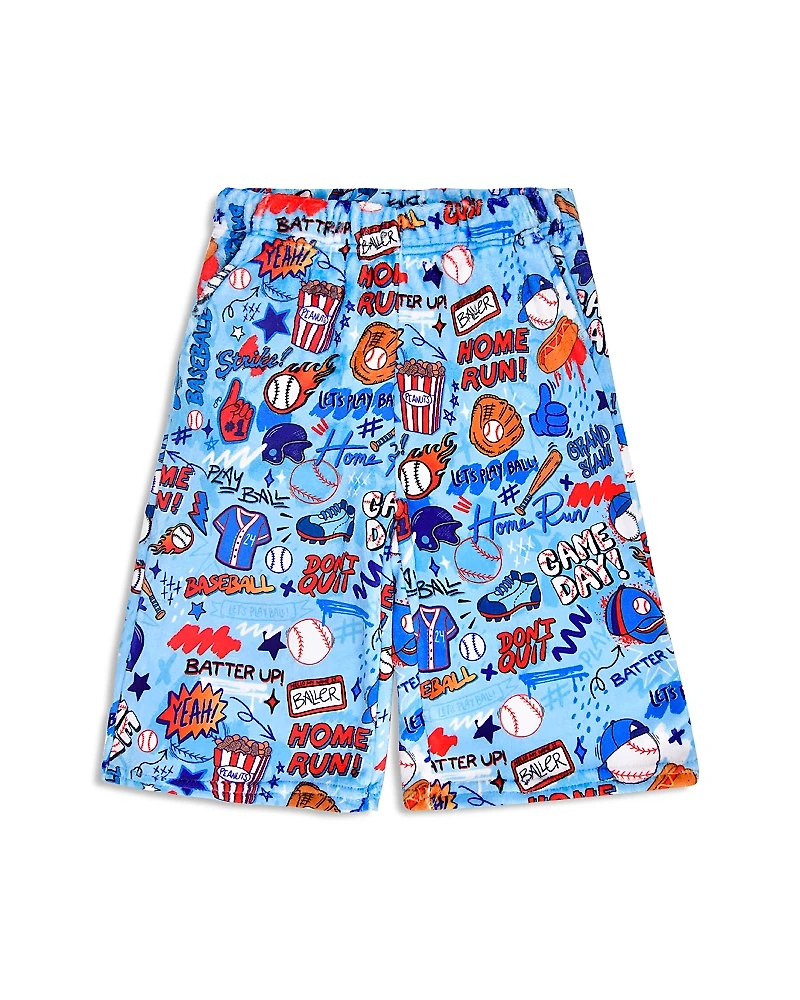 Iscream Boys' Corey Paige Ball Game Plush Board Shorts - Big Kid