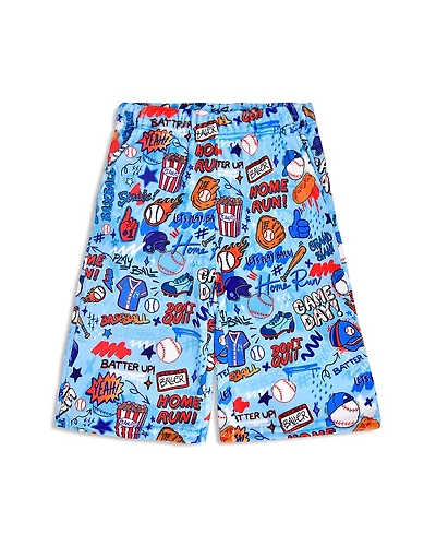 Iscream Boys' Corey Paige Ball Game Plush Board Shorts - Big Kid