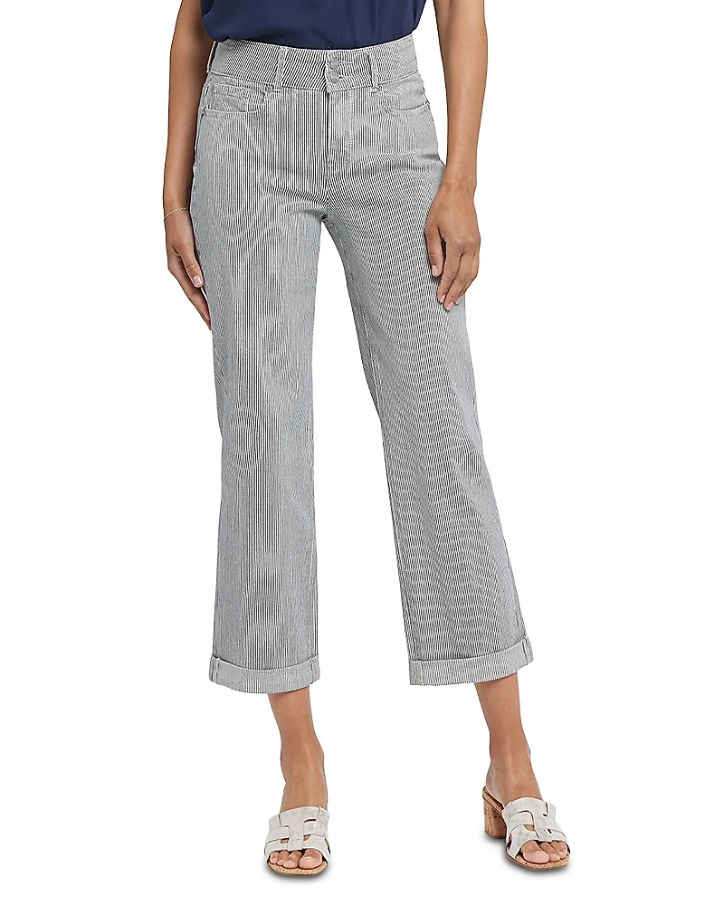 Nydj Bailey High Rise Cropped Straight Jeans