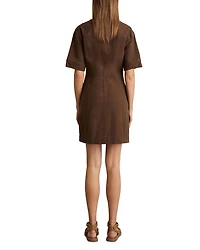 Tia Lace Up Shift Dress