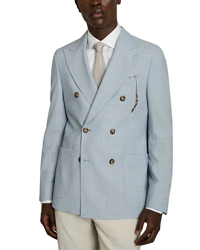 Belmont Double Breasted Textured Blazer