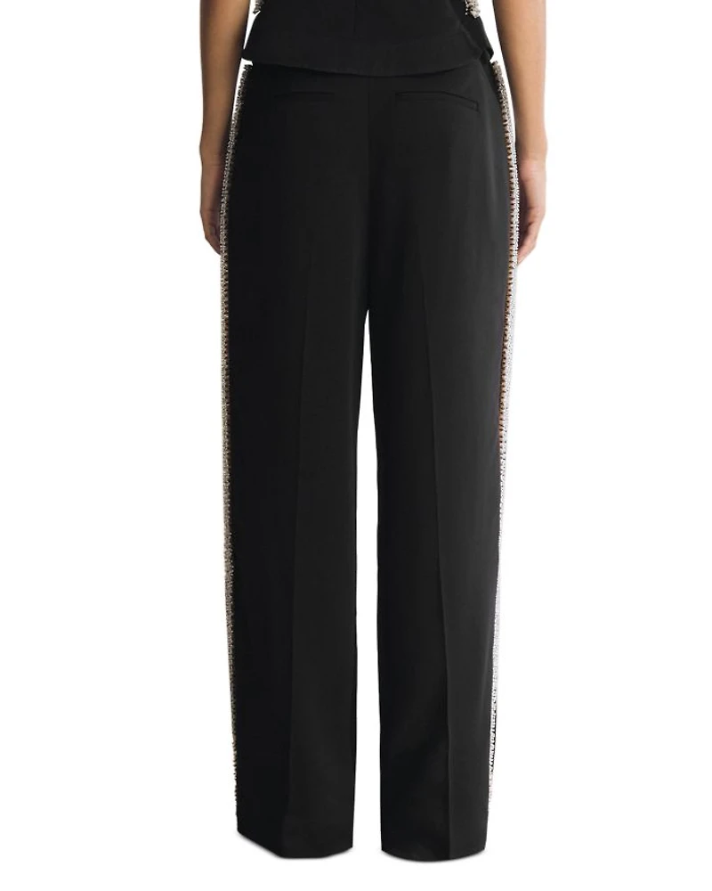 Atelier Marcella Embellished Track Pants