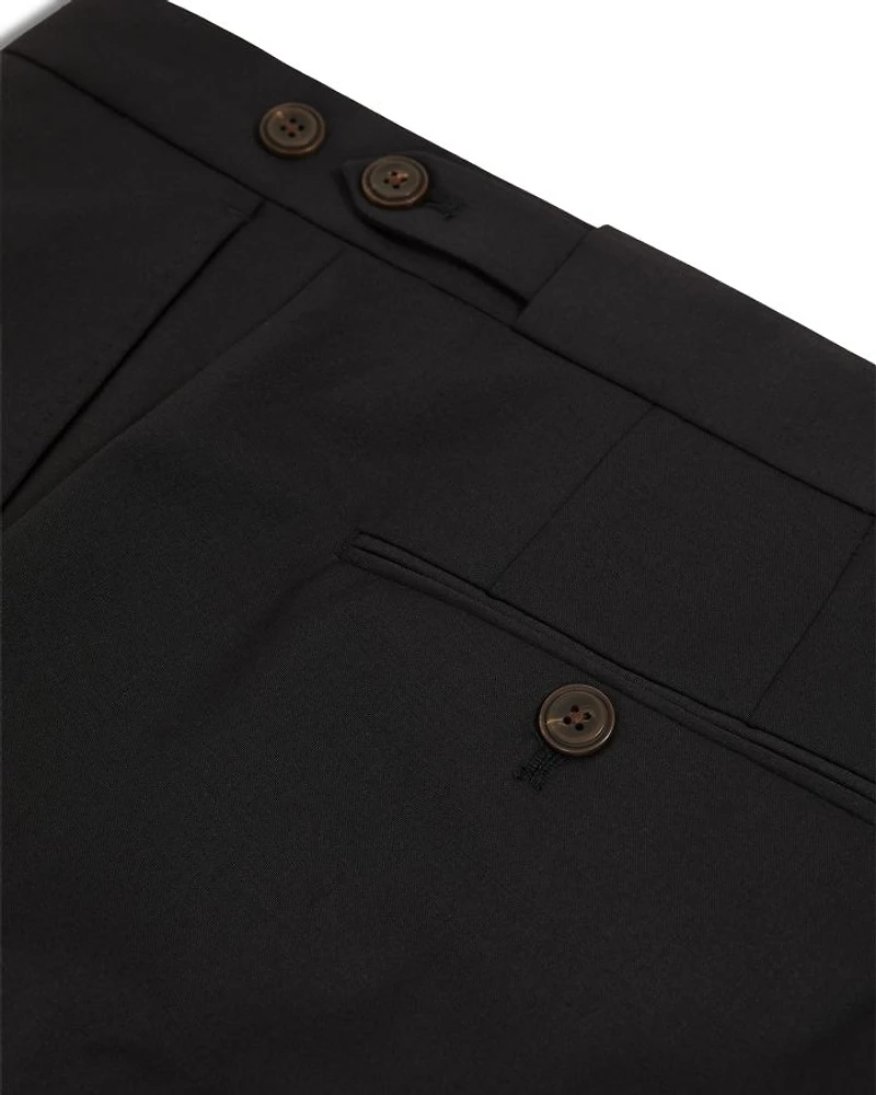 Slim Fit Plain Weave Mixer Trousers
