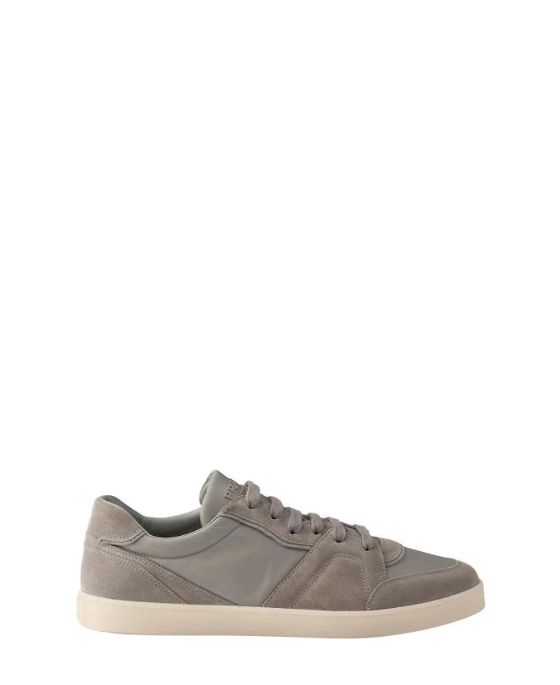 Men's Suede and Re-Nylon Sneakers