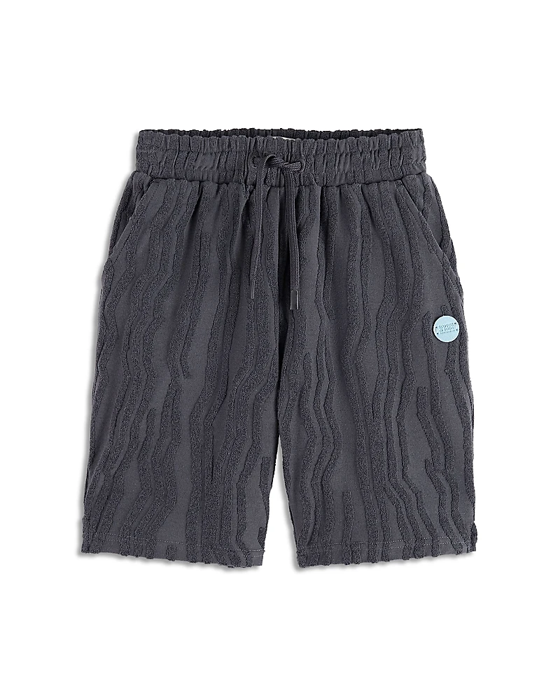 Scotch & Soda Boys' Mid Length Towelling Jacquard Shorts - Little Kid, Big Kid