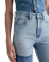 Brinley Mid Rise Straight Crop Jeans Carpinteria