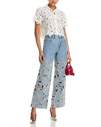 Betty High Rise Straight Leg Jeans Boca