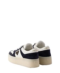 Women's Downtown Bold Nappa Leather and Suede Sneakers