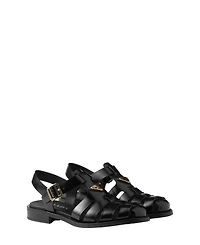 Women's Brushed Leather Fisherman Sandals