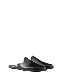 Prada Men's Brushed Leather Slippers