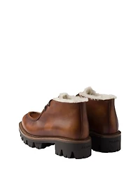 Women's Leather and Shearling Booties