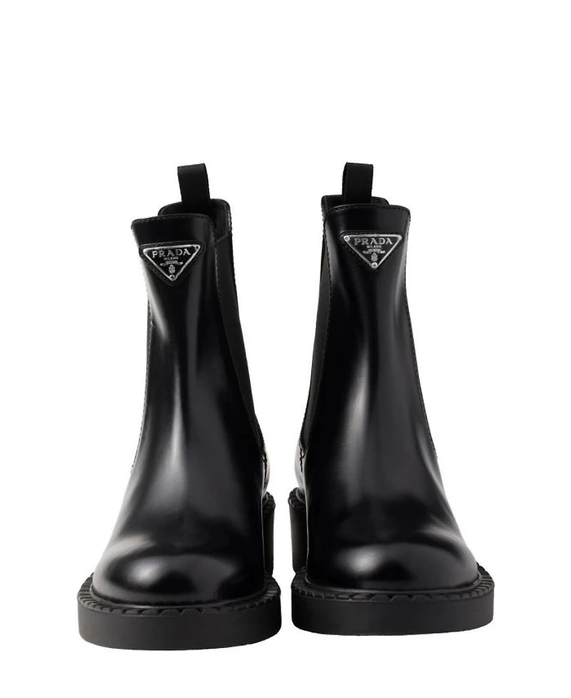 Women's Brushed Leather Chelsea Boots