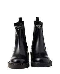 Women's Brushed Leather Chelsea Boots