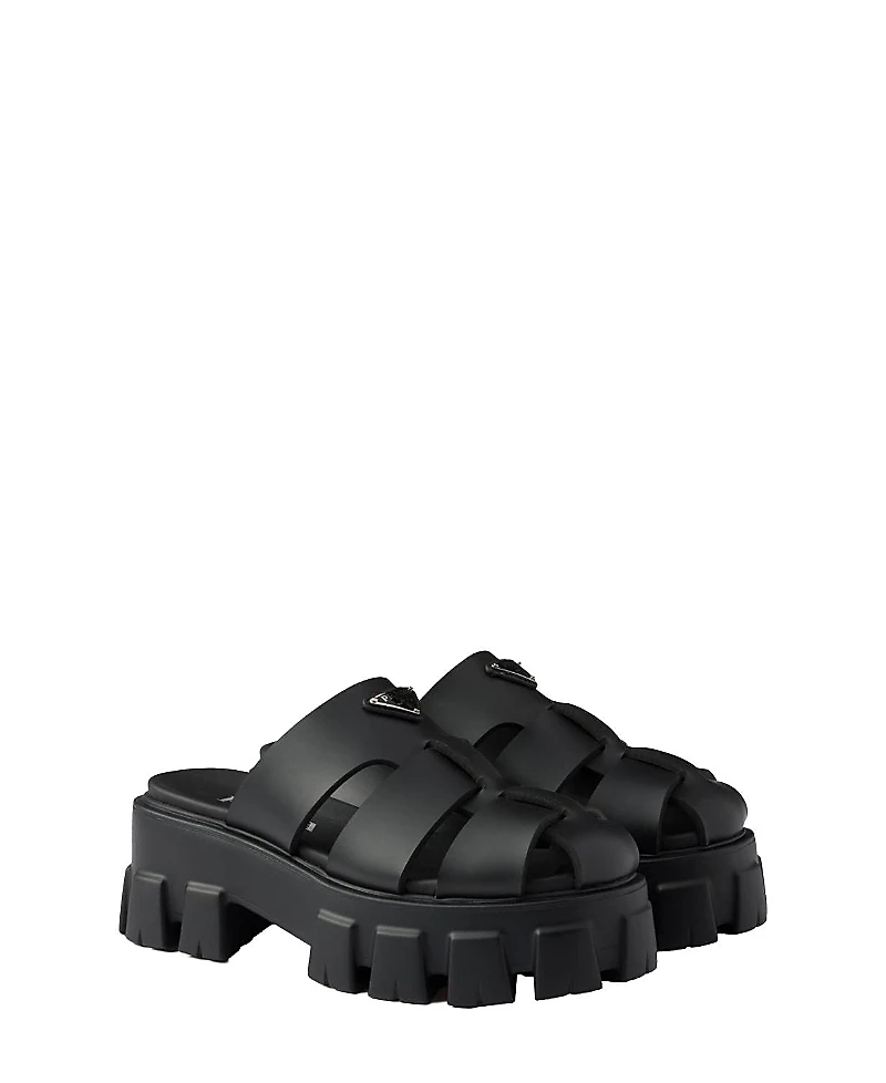 Prada Women's Monolith Rubber Mules