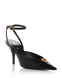 Versace Women's Medusa Pointed Pumps
