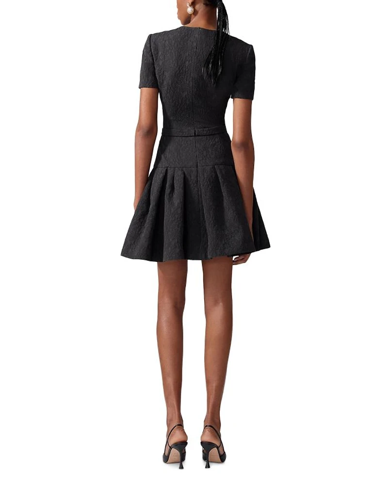Brocade Mini Dress