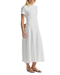 Derek Lam 10 Crosby Olympia Ruched Front Maxi Dress