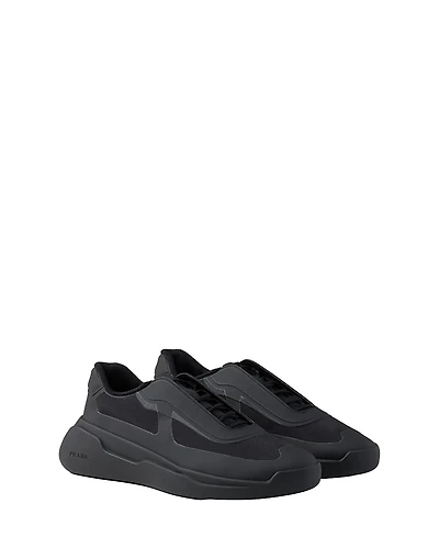Prada Men's America's Cup Re-Nylon and Bike Fabric Sneakers