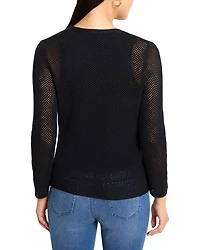 Mesh Cocoon Cardigan