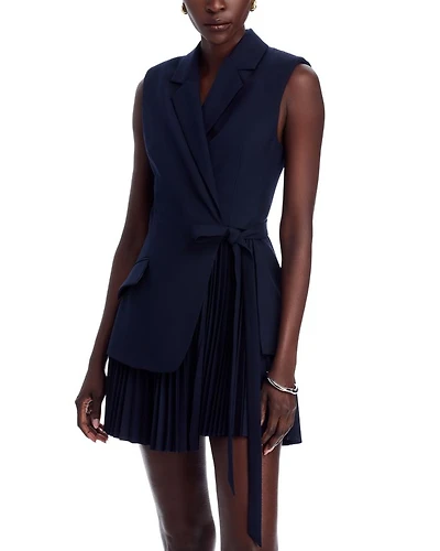 Eman Sleeveless Blazer Dress