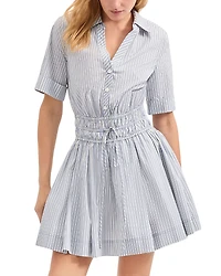 Veronica Beard Susan Poplin Shirt Dress